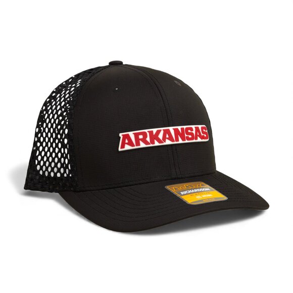 Arkansas Razorbacks ARKANSAS Red 3D Snapback Tilikum Trucker Hat- Black - Picture 1 of 3